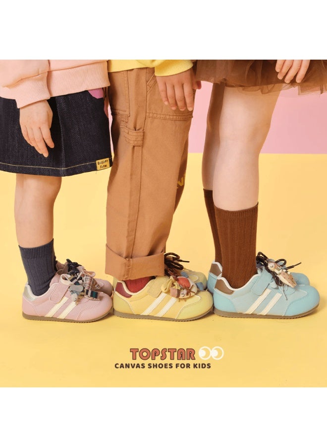 Topstar Kids Sports Shoes  Spring New Girls Casual German Training Shoes Boys Retro Outdoor Sneakers Blue Size 24 - Image 2