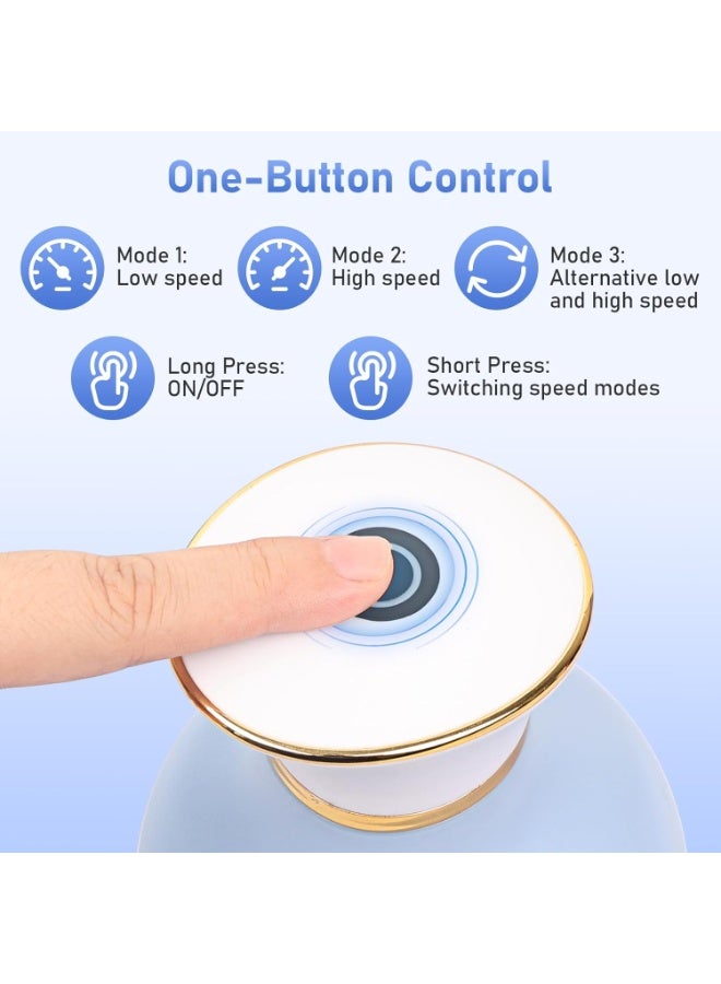 جهاز تدليك كهربائي ثلاثي الأبعاد قابل لإعادة الشحن للرأس والجسم B27 لفروة الرأس والرقبة والجسم بالكامل - لتخفيف الصداع، وإرخاء العضلات، وتحسين الدورة الدموية مع رؤوس تدليك من السيليكون وقاعدة شحن مغناطيسية - Image 3