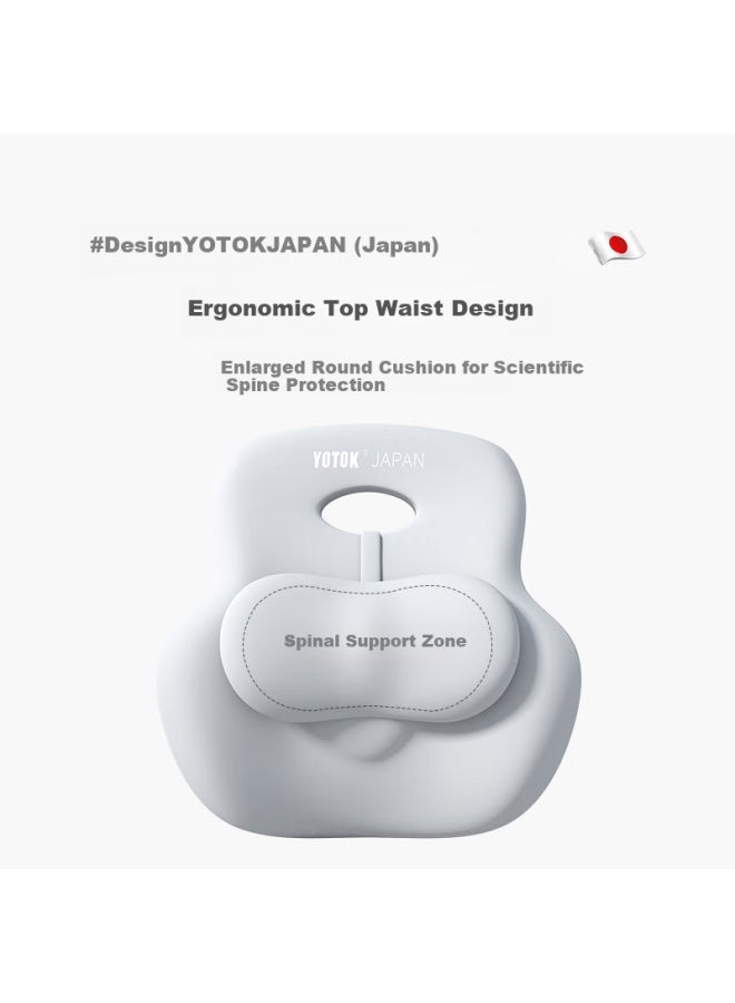 Youtengyouju Yotok (japan) Genuine Office Lumbar Support Cushion, Back Support, Waist Brace, Backrest, Waist Pad, Posture Corrector For Prolonged Sitting - Image 3
