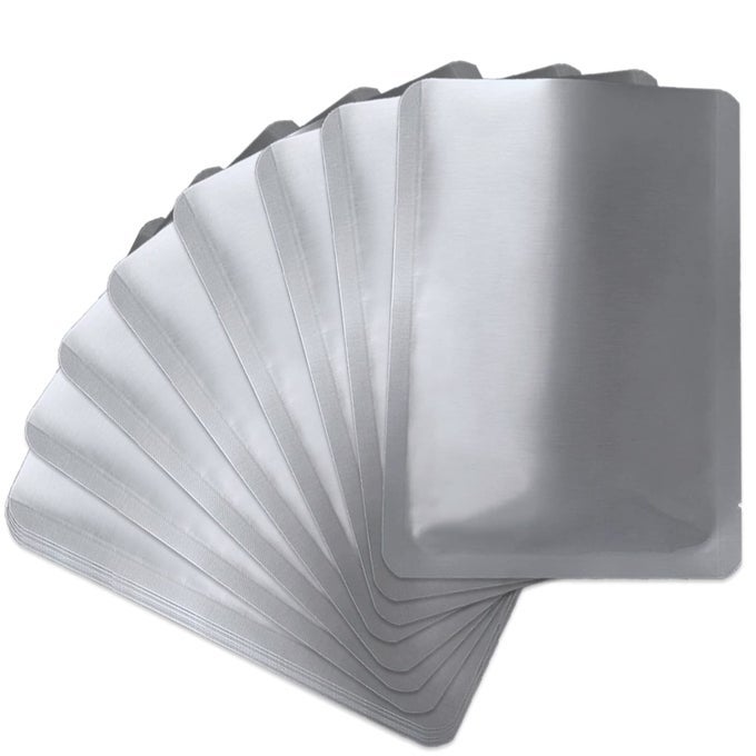 50 PCS 23 GALLON MYLAR BAGS FOR FOOD STORAGE HEAT SEALABLE BAGS STORAGE BAGS FOR FOOD COFFEE BEANS TEA GRAINS ETC86 X 126 INCH