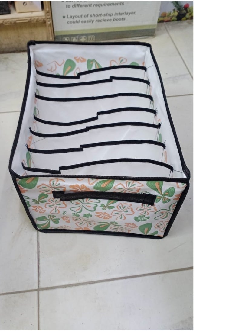 EBASKET offers (2 pieces) of Oxford organizer with foldable dividers for organizing clothes and furnishings (multi-colored)