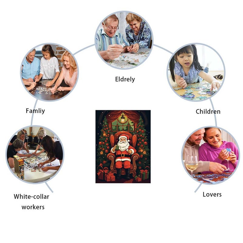 ألغاز عيد الميلاد الخشبية على شكل طيور ألعاب خشبية للبالغين مصنع مستقل - Image 4