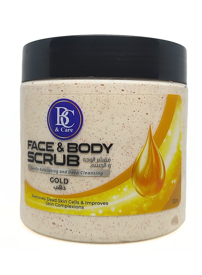 بي سي آند كير مقشر الوجه والجسم من مزيج الفواكه، يقشر بلطف وينظف بعمق ويزيل خلايا الجلد الميتة ويحسن بشرة البشرة - Image 1