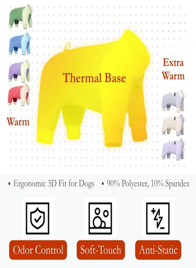 Urnat Dog Fleece Sweater, Winter Warm Clothes Jumpsuit for Small & Medium Puppies, Soft Stretch Thermal Pajamas for Boy Girl (Purple,M) - Image 4