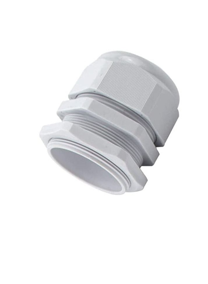 Armoured Cable Gland Kit for Outdoor Sockets and Junction Boxes & Industrial Use with Lock Nut PVC Shroud and Earth Tag (50L, CW) - Image 2
