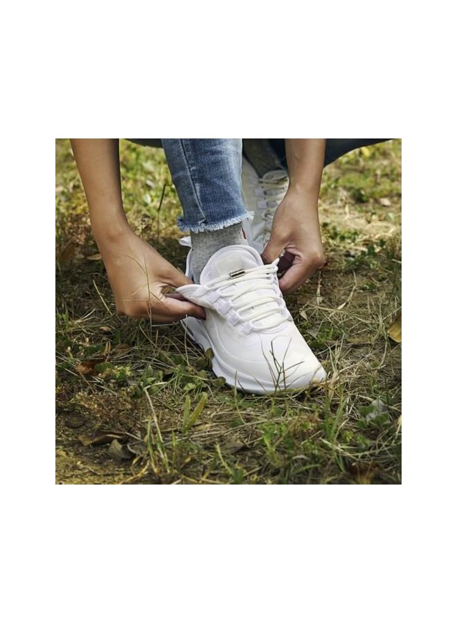 jaexest No-tie elastic shoelaces with metal buckles, suitable for adult, children's, and senior athletic shoes (three pairs) - Image 5
