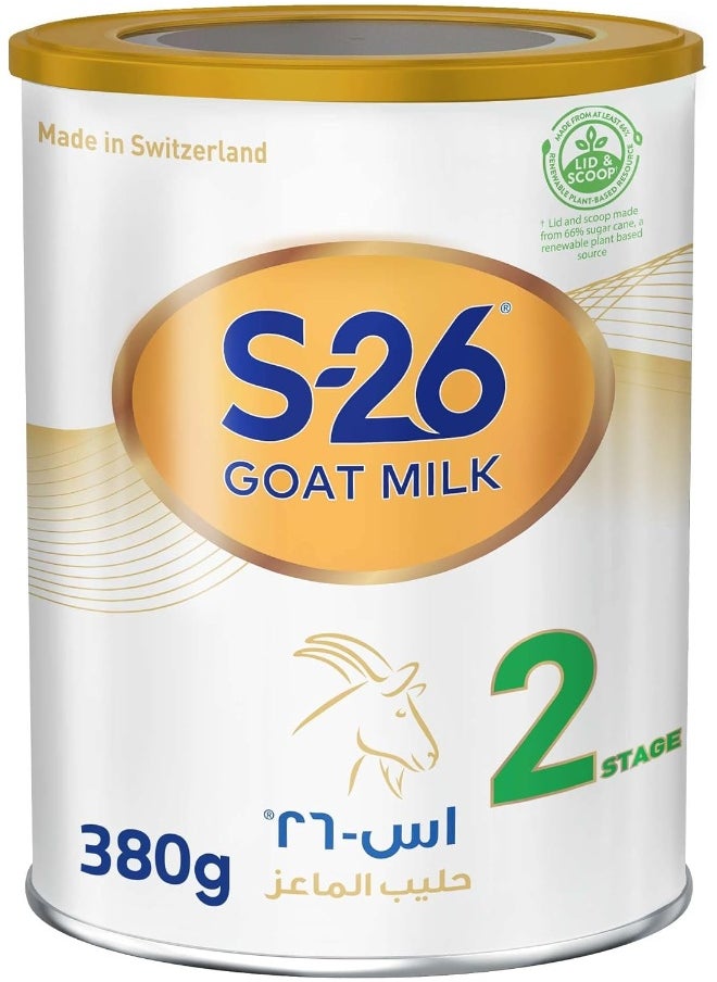 S26 - S-26 Nestlé S26 Goat Milk 2, Stage 2, FROM 6 12 MONTHS FOLLOW ON FORMULA BASED ON GOAT's MILK, 380g - Image 1