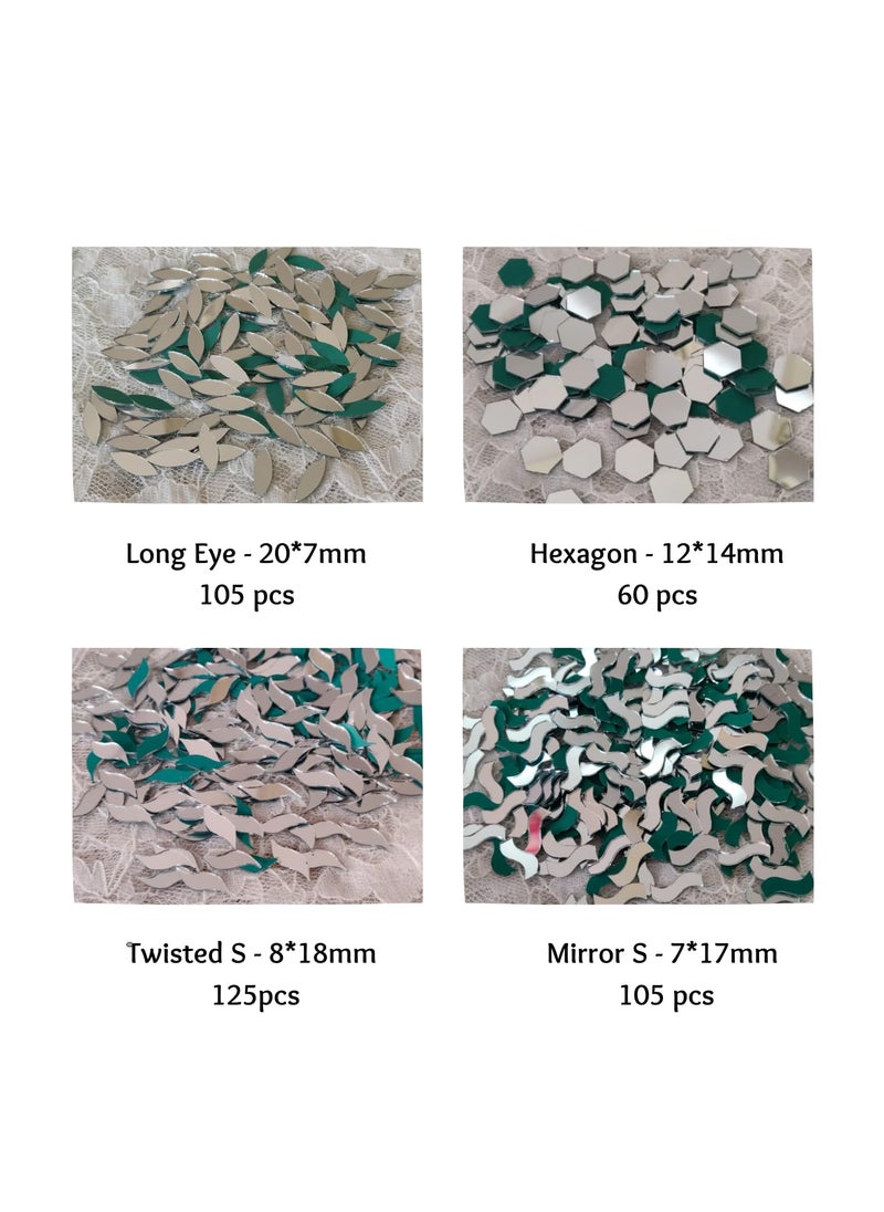 ilika9 Mini Kit M6 Mirror Kit for Lippan Art 4 Shapes 395 pcs  - Image 2
