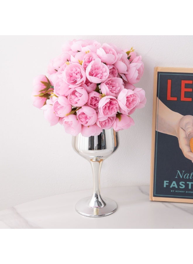 A bouquet of pink peony artificial flowers bouquet - home decoration/office/hotel/restaurant - Image 3