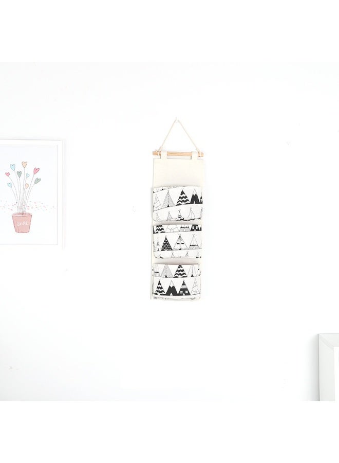 Hanging wardrobe storage box for underwear, stockings, bras, socks and miscellaneous items, storage bag, closet hanging box 3 pockets