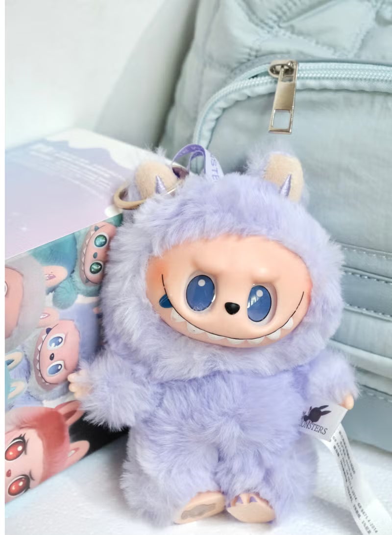 Pop Mart x Bobo & Coco Labubu Plush Keychain – Luck Purple Limited Edition Gift of FortunePack Of 1
