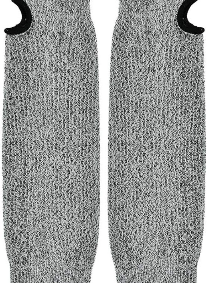 klarako 1 Pair Safety Arm Protective HPPE Cut Resistant Anti-Abrasion Long Sleeve Work Gloves (L=45cm)  - Image 1