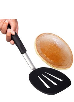 Silicone Turner Spatula Pancake Spatula Nonstick Set 600F Heat-Resistant Flexible Rubber Silicone Spatulas - Silicone Cooking Utensil Set Egg Turners, Pancake Flippers, Kitchen Spatulas