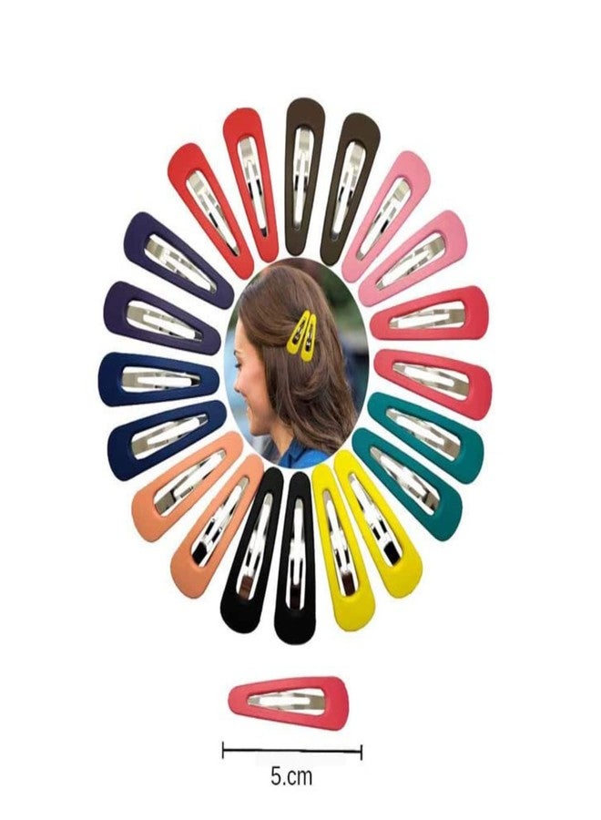 BIRDWARE Kids Matte Blissful Snap Hair Clips, Hollowed Barrattes Hair Pin 5 cm Hair AccessoriesMulticolor Matte,Medium, for Children/Girls - Image 3