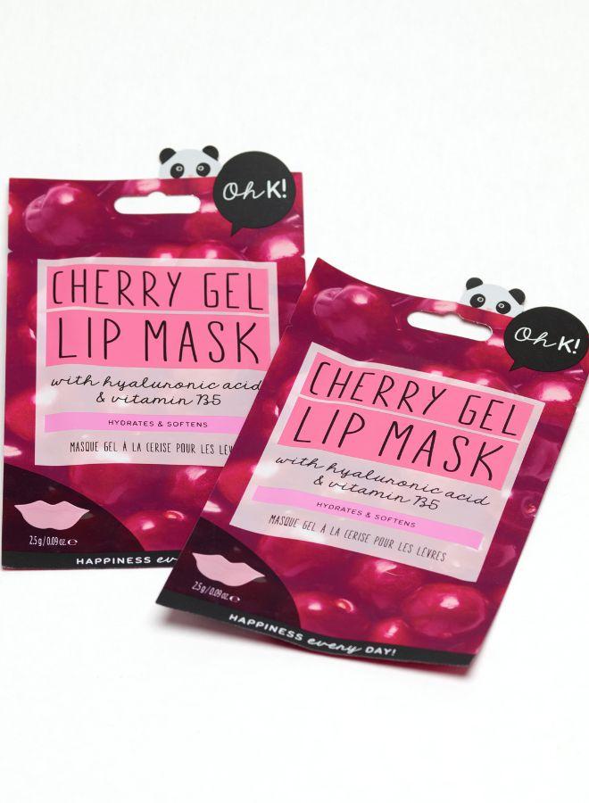 Oh K Cherry Gel Lip Mask for Dry Lips – Moisturizing, Plumping, and Softening Lip Treatment with Natural Fruit Extracts and Collagen Boosters - Image 3