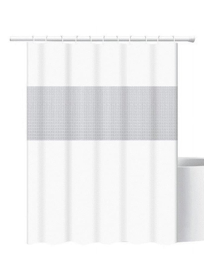 Waterproof and Mildew Proof Shower Curtain - Anti-Bacterial Bathtub and Shower Curtain 180x200cm  - Image 1