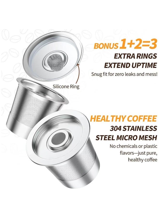 Ninja Stainless Steel Refillable K-Cup Pods - Compatible with Keurig Coffee Makers - Image 2