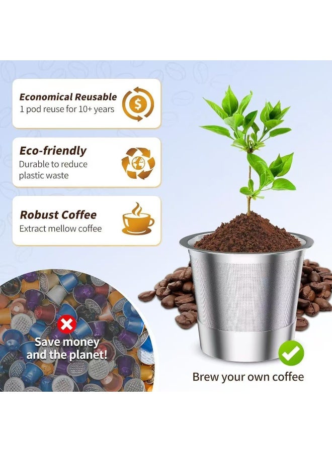 Ninja Stainless Steel Refillable K-Cup Pods - Compatible with Keurig Coffee Makers - Image 4