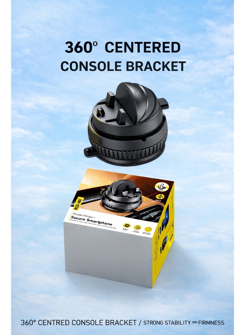 حامل هاتف للسيارة، حامل هاتف للوحة القيادة، حامل هاتف بزاوية 360 درجة | حامل جوال للسيارة، حامل هاتف ذكي للسيارة | حامل هاتف للوحة القيادة | حامل هاتف بدون استخدام اليدين للسيارة ونظام تحديد المواقع العالمي (GPS) - Image 2