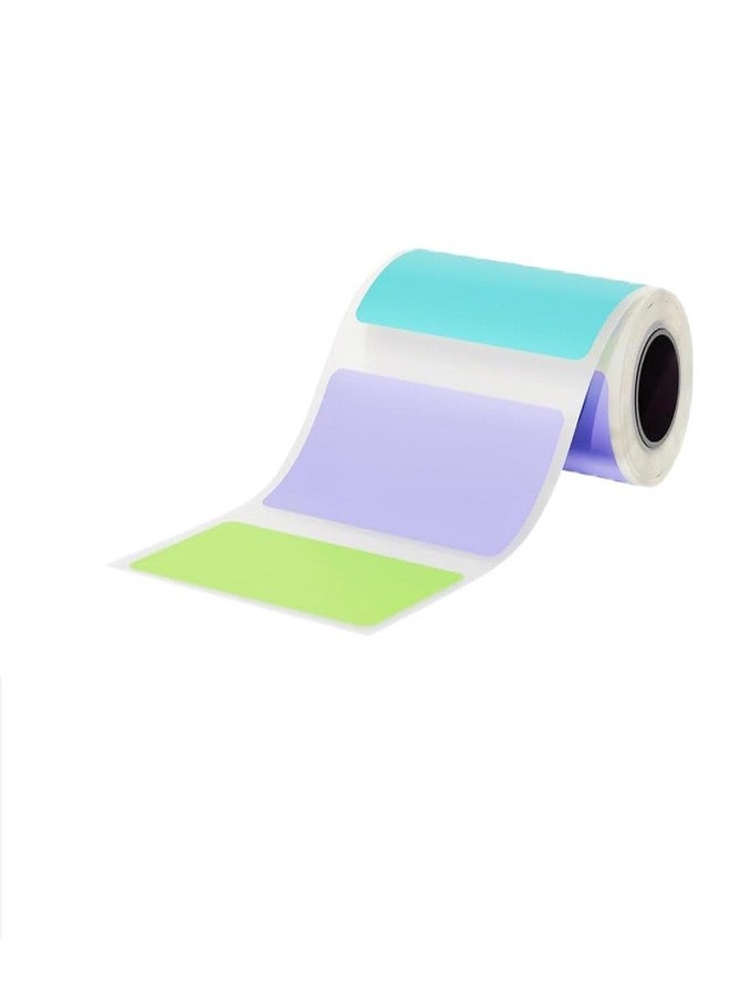 Seznik Multicolor Sticky Adhesive Thermal Labels, 50 mm width by 30mm width, Compatible with all model 2 inch Mini Thermal Printer (Multicolor- 50 * 30mm - 450 Labels) - Image 1