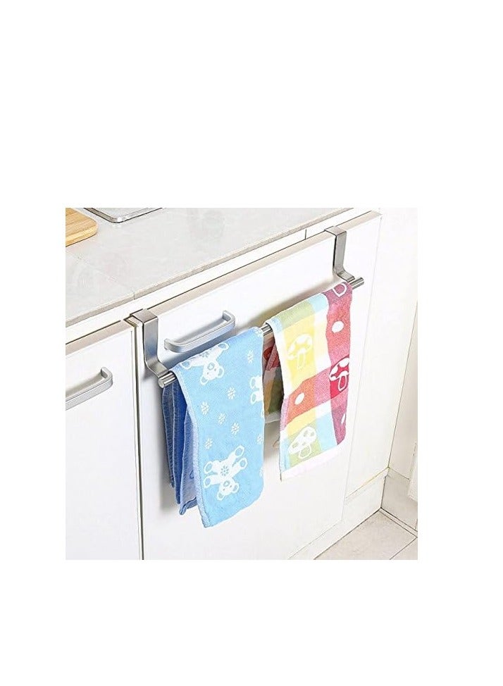 Raxoom Stainless Steel Towel Bar Holder (Silver) - Image 1