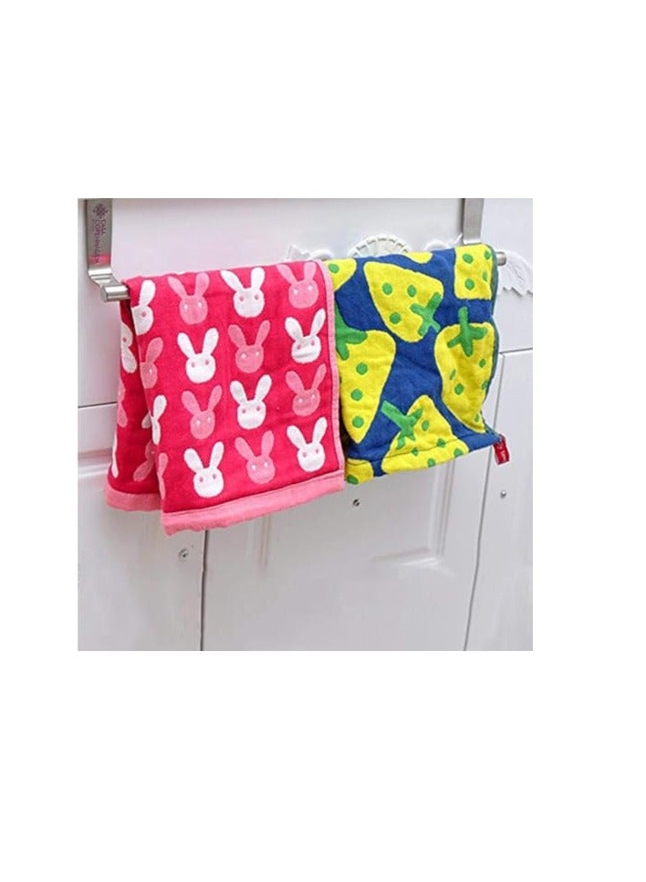 Raxoom Stainless Steel Towel Bar Holder (Silver) - Image 2