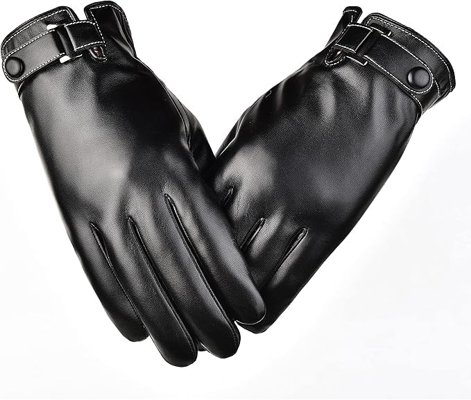 Alexvyan New Black Winter and Riding Gloves Black - 1 Pcs - Image 1