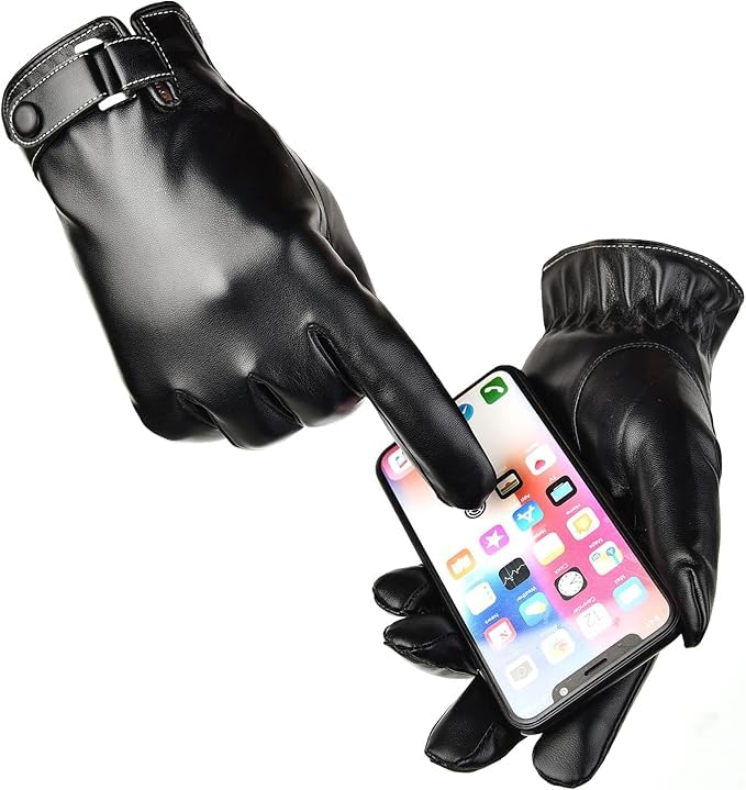 Alexvyan New Black Winter and Riding Gloves Black - 1 Pcs - Image 5
