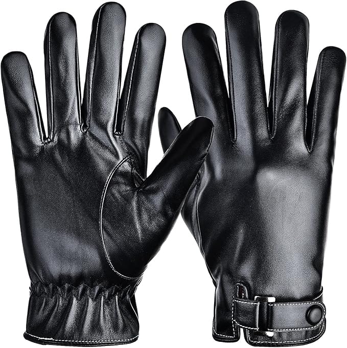 Alexvyan New Black Winter and Riding Gloves Black - 1 Pcs - Image 4