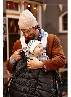 BABYBJORN Winter Cover For Baby Carrier Black  - Image 4