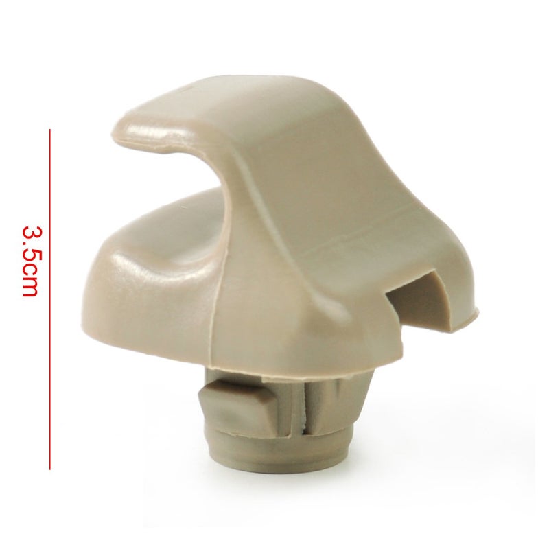 beler Beige Auto Sunvisor Sun Visor Clip Hook Bracket for Honda Accord Civic CR-V Element Pilot Odyssey - Image 3