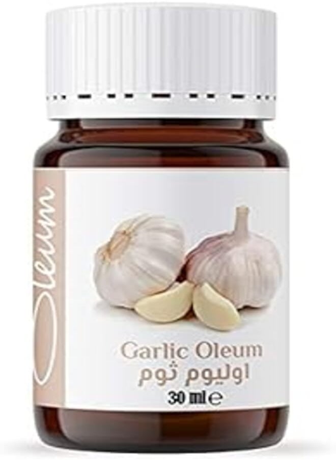 Oleum - Oleum Garlic Oil 30 ml- 100% Pure, Unrefined, Stone-Milled, Promotes Hair Growth and Supports Skin Health - Image 1