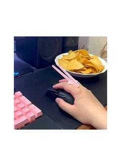 مرفا أعواد أكل للأصابع (ملقط) 4 قطع بألوان متعددة  - Image 2