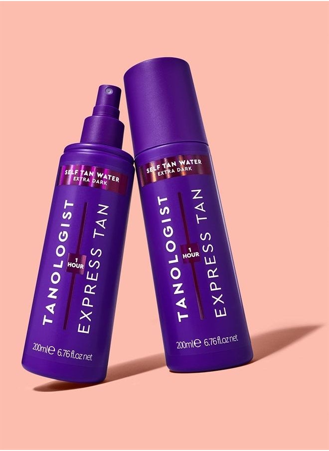 Tanologist Express Self Tan Water, Extra Dark - Hydrating Sunless Tanning Water, Vegan and Cruelty Free, 6.76 Fl Oz  - Image 4