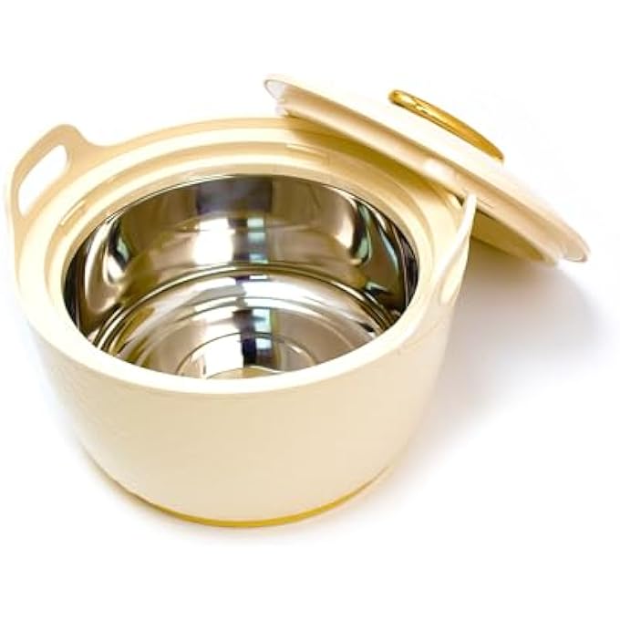 Asian Casserole Majestic Gold Stainless Steel Insulated Hotpot Beige 3500Ml - Image 5