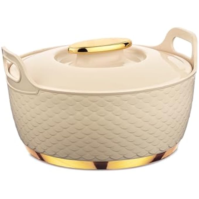 Asian Casserole Majestic Gold Stainless Steel Insulated Hotpot Beige 3500Ml - Image 2