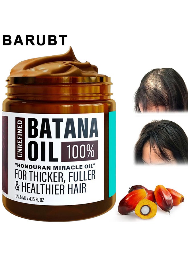 BARUBT Batana Oil For Hair Growth, Natural Organic Hair Conditioner, Repairs Damaged Hair, Leaves Hair Smoother, Natural Hair Growth Oil, Helps With Frizz, For All Hair Types - Image 1