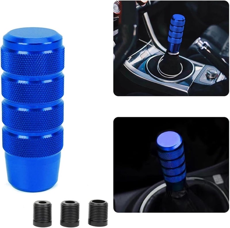Shifter Knob Aluminum Non-Slip Gear Shift Knob Manual Transmission Knurled Shifter Lever Knob Gear Stick Head - Image 3
