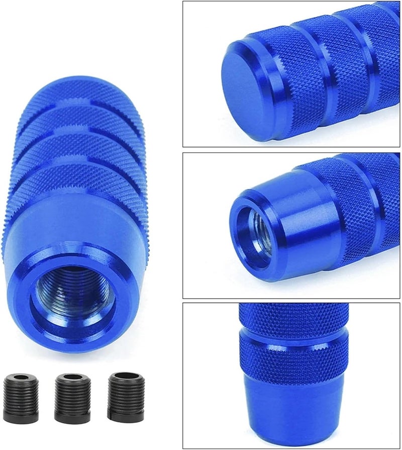 Shifter Knob Aluminum Non-Slip Gear Shift Knob Manual Transmission Knurled Shifter Lever Knob Gear Stick Head - Image 2