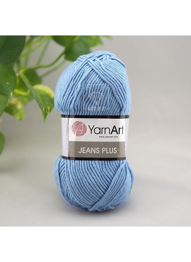 YarnArt Jeans Plus 15 Blue  - Image 1