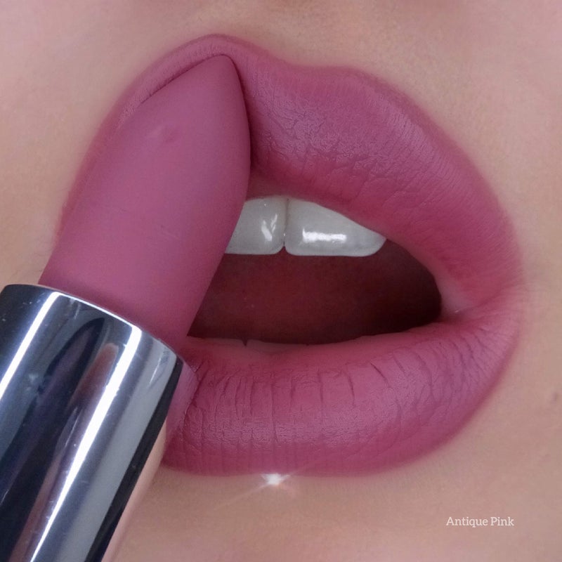 bellapierre Matte Lipstick â€“ Long-Lasting Mineral Lip Color with Vitamins C & E, Nourishing Formula, Natural Matte Finish, Clean, Paraben-Free, Cruelty-Free â€“ 0.12 oz â€“ Antique Pink - Image 3