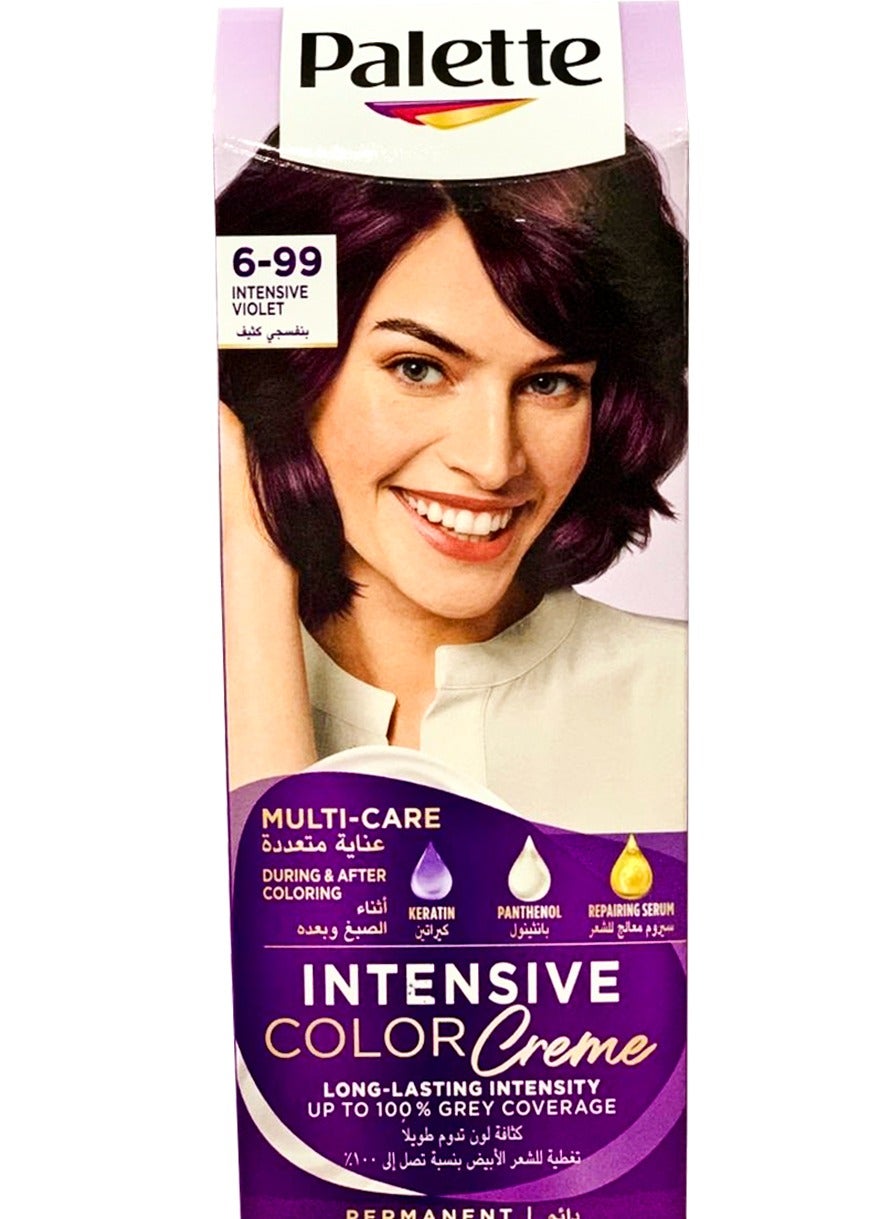 باليت كريم اللون المكثف 6-99 بنفسجي مكثف 110 مل
