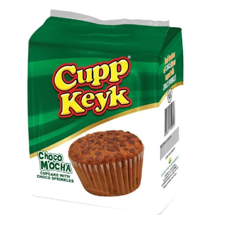 Rebisco Cup Keyk Choco Mocha Cupcake With Choco Sprinkles- 10X33gms
