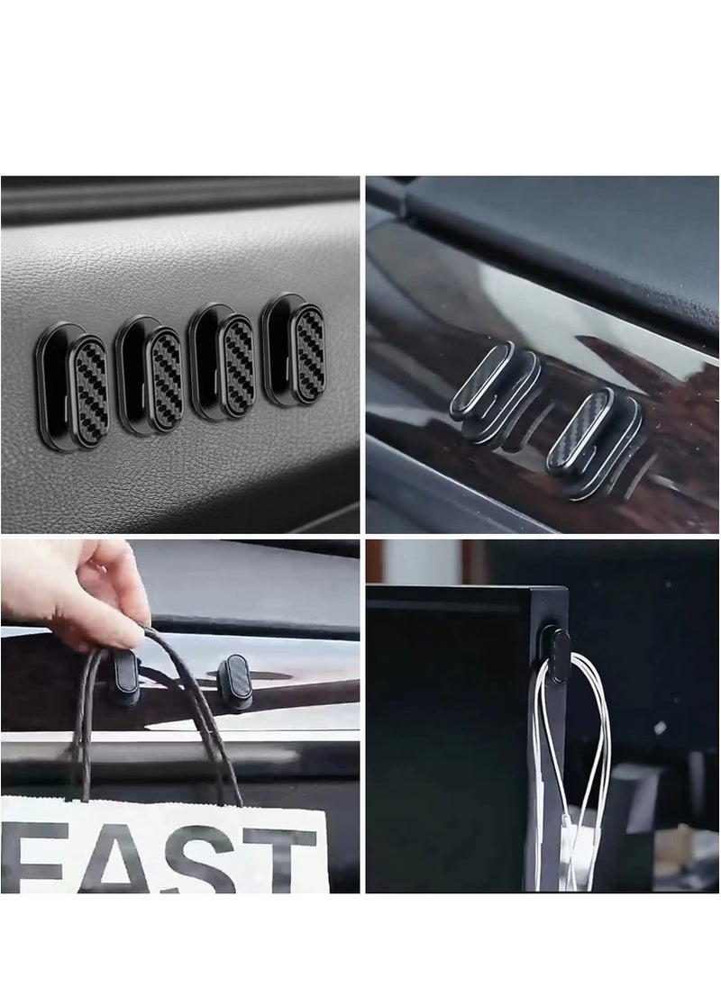 Generic - Car Mini Hooks,12 Pcs Multifunctional Auto Backseat Hangers, Self-Adhesive Wall Hanging Hooks, Vehicle Hook Stickers for Keys, Mask, Earphone, Cable - Image 1