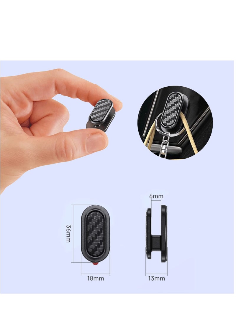 Generic - Car Mini Hooks,12 Pcs Multifunctional Auto Backseat Hangers, Self-Adhesive Wall Hanging Hooks, Vehicle Hook Stickers for Keys, Mask, Earphone, Cable - Image 1