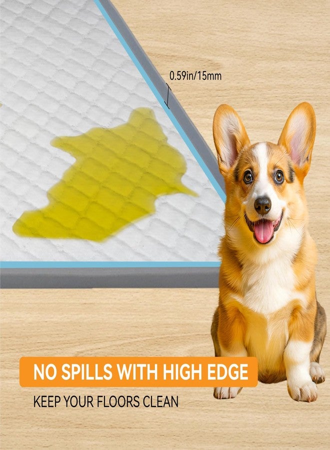 GHYKL Pee Pad Holder for Dogs, 24"X24" Puppy Pad Holder with Raised Edge, Non-Slip Silicone Mat & Leak-Proof Dog Pee Tray for Floor Protection, Puppy Potty Training Pad Tray - Image 4