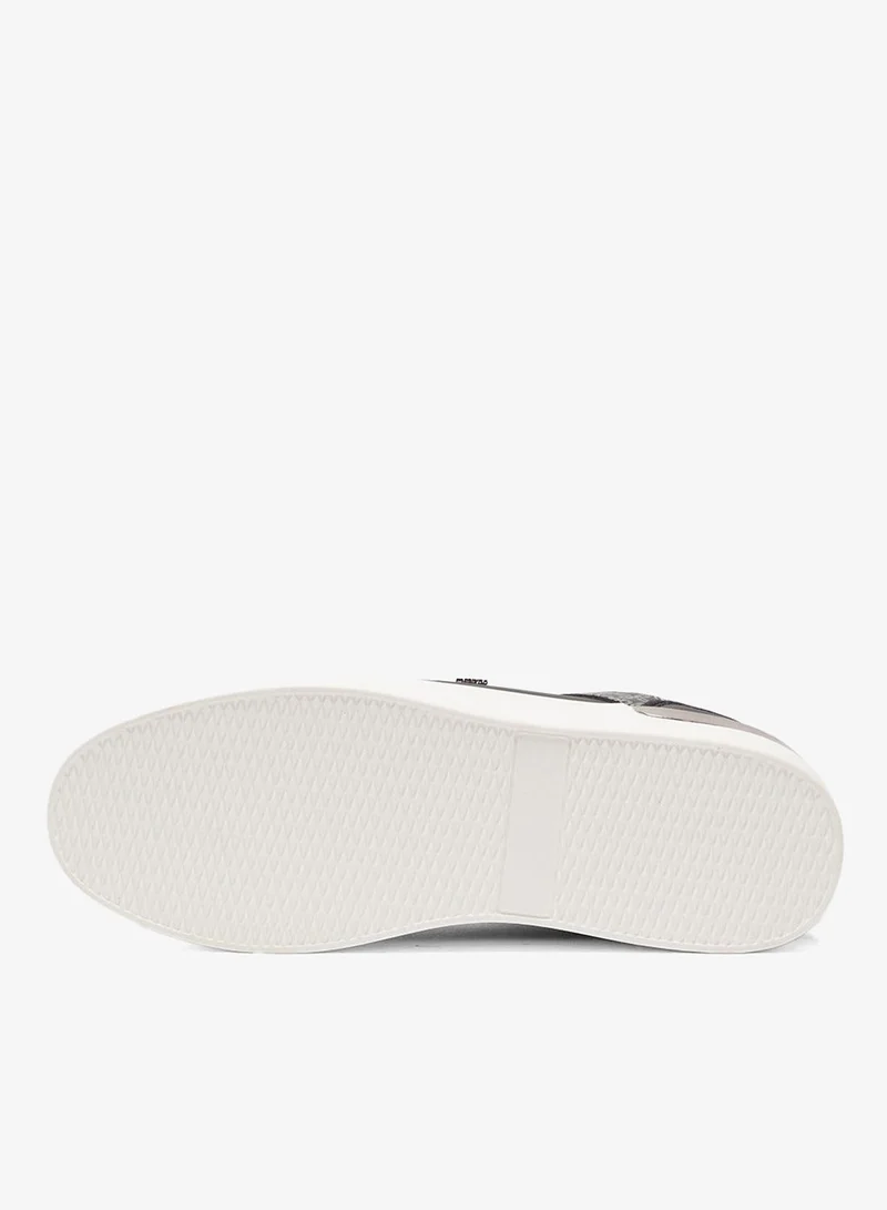 U.S. Polo Assn. Black Women's Black Low-Top Sneakers - Chic Design with Grey Accent Shoes and Metal Logo Detail for Casual Elegance for Women | Best Price UAE