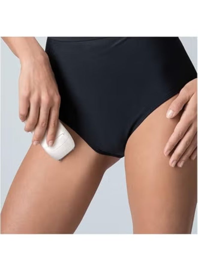 مجموعة إزالة شعر جهاز إيبيلاتور للاستخدام الجاف والرطب مع 3 ملحقات منها جهاز العناية بالوجه - Image 4