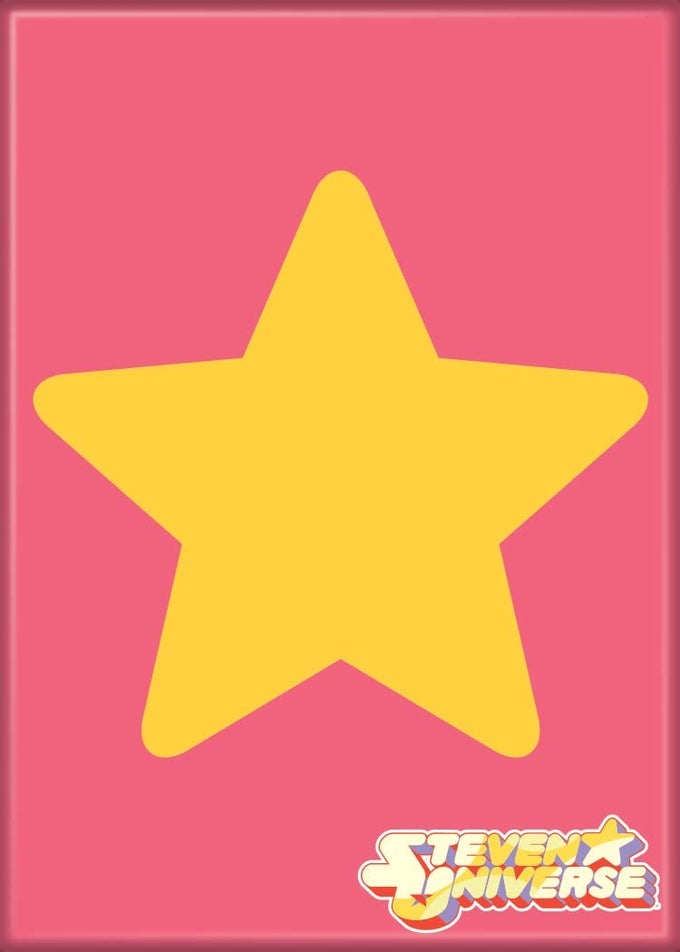 STEVEN UNIVERSE STEVENS STAR 25 X 35 MAGNET FOR REFRIGERATORS AND LOCKERS