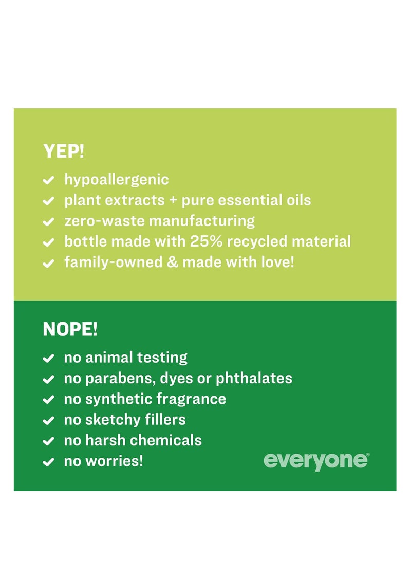 Everyone Everyone 3-in-1 Kids Soap, Body Wash, Bubble Bath, Shampoo, 32 Ounce (Pack of 2), Tropical Coconut Twist, Coconut Cleanser with Plant Extracts and Pure Essential Oils  - Image 5